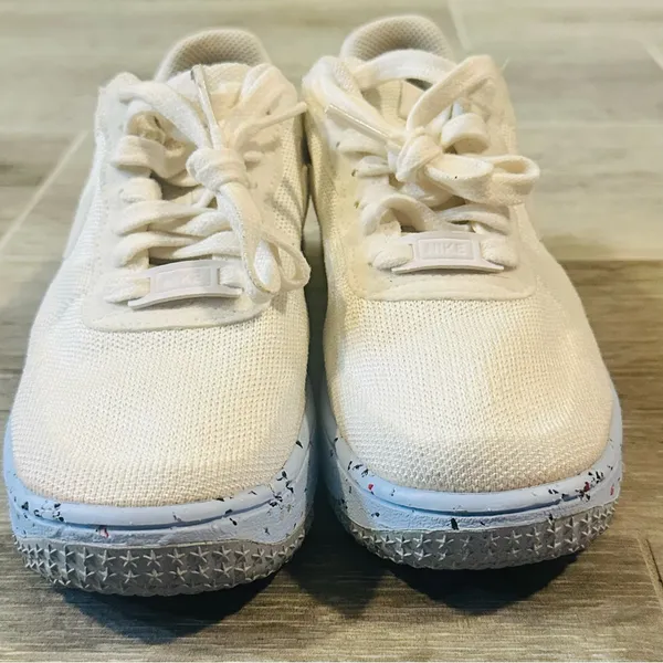 Nike Air Force 1 AF1 Crater FlyKnit Pure Platinum Size 5.5 Sneakerheads - Image 3