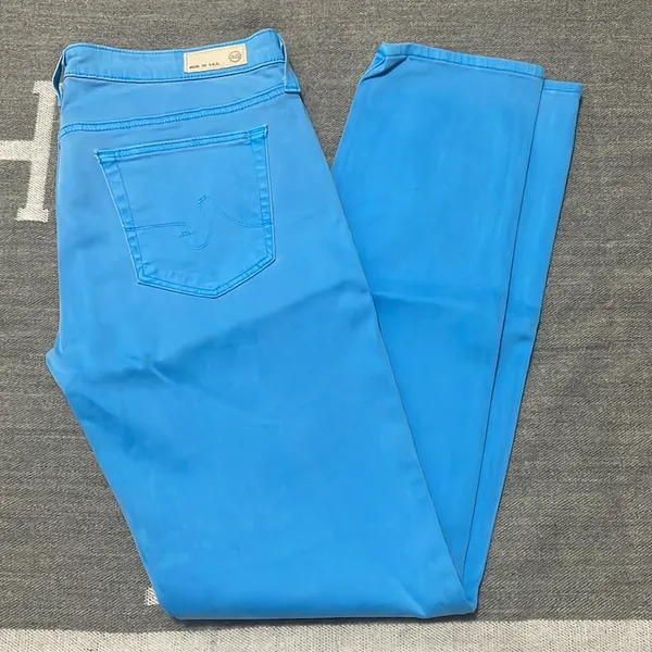 AG Adriano Goldschmied the Stilt Cigarette Electric Blue Jeans Y2K‎ - Image 7