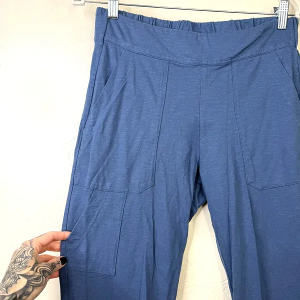 Known Supply Lead Blue Sequoia Organic Cotton Classic Comfy Lounge Pants Small - Image 6