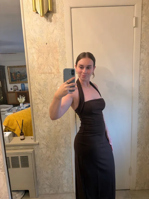 Long brown dress - Image 3
