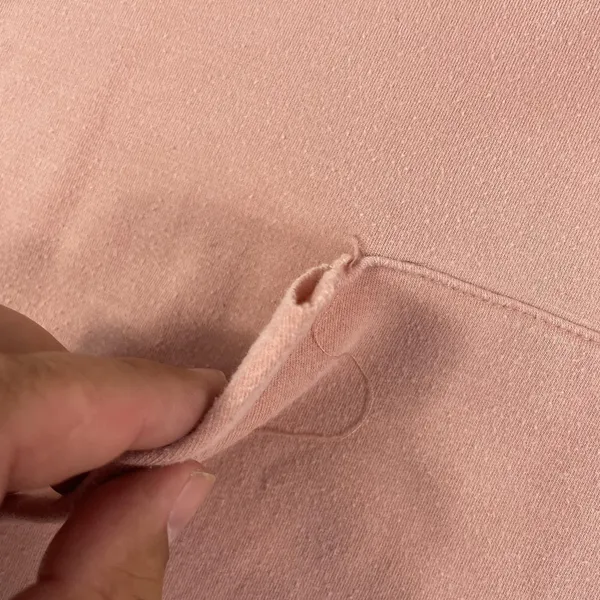 Madewell Hoodie Womens Large Pink‎ Pullover Lined Relaxed Hooded Pockets MWL - Image 3