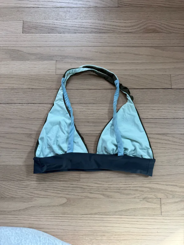 Xirena Reversible Bikini Top Blue - Image 2