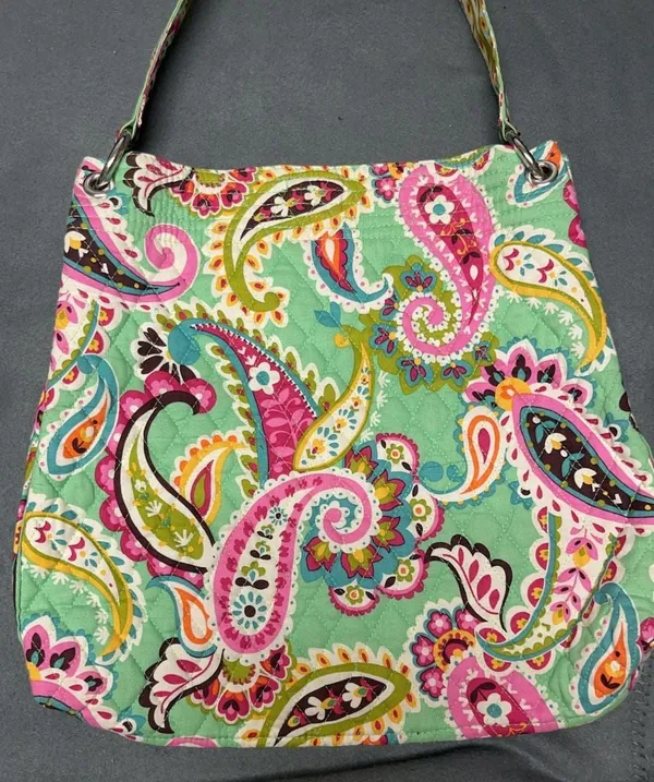 Vera Bradley Quilted Paisley Shoulder Bag - Image 3