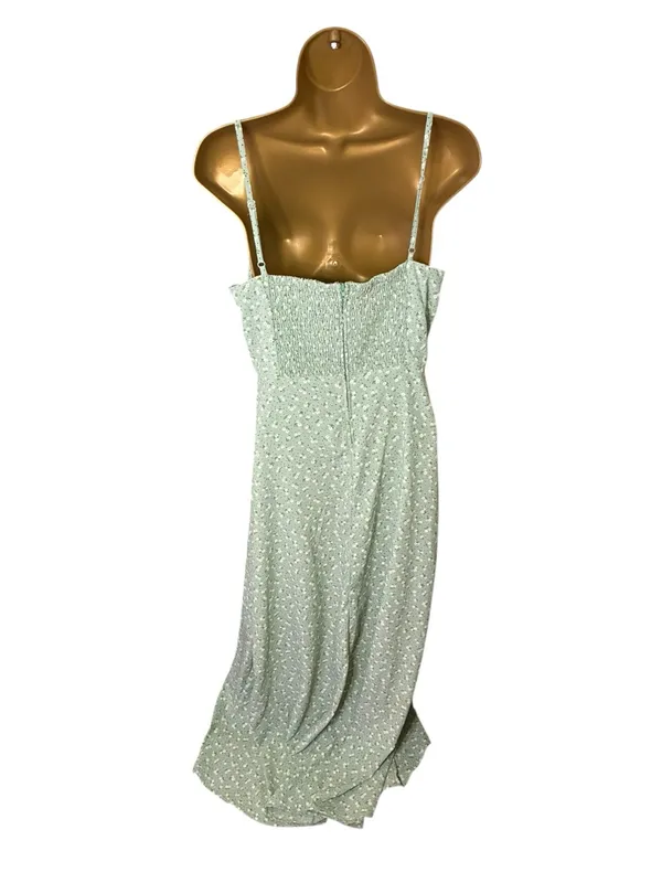 Emerald Sundae Floral Maxi Dress Smocked Bodice Mint Green S Juniors - Image 5
