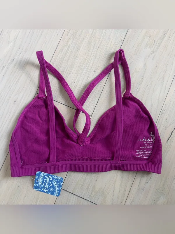 Free People Keira Seamless Bra Bralette in Fuchisia NWT - Image 4
