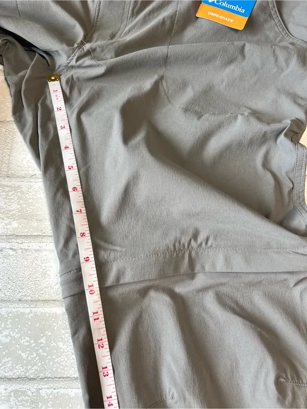 Columbia Gray Women's Convertible Outdoor Hiking Pants Size 16W - Image 8