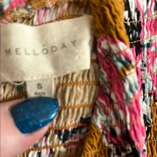 MELLODAY Multicolor Textured Top - Image 2