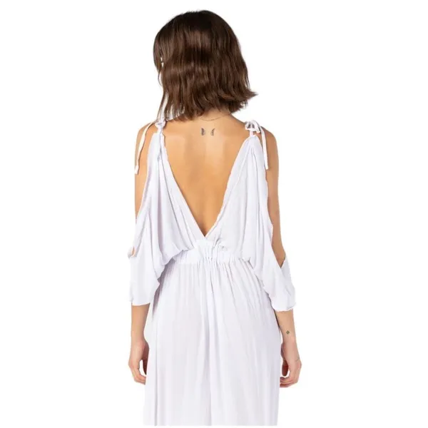 Tiare Hawaii Pez‎ Cantina Dress in White - Image 5