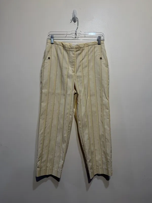 Lizgolf Tabitha Women’s Striped Cropped Golf Pants Size 4 - Image 2