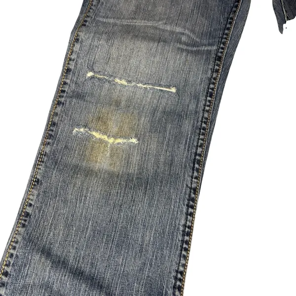 Wrangler Q-Baby Bootcut Jeans Women's 7/8 X34 Blue Denim Mid Rise Western - Image 7