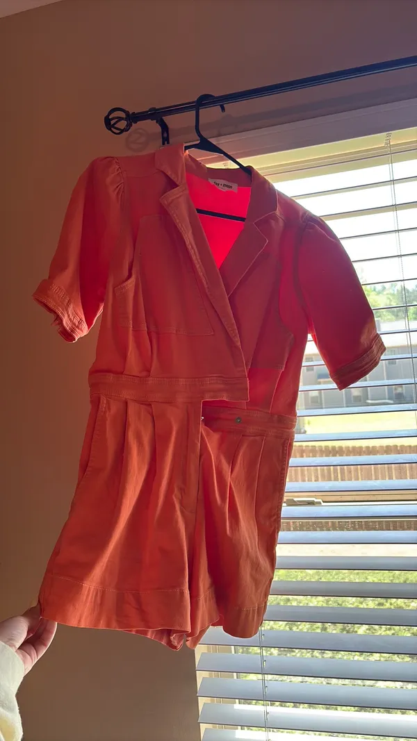 Orange romper day and moon Size M - Image 3