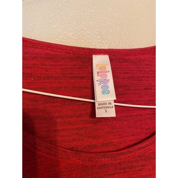 Lularoe Top S Red/Maroon - Image 2
