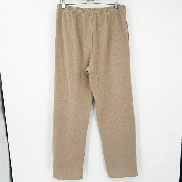 Vince Womens Tan Brushed French Terry Minimalist Straight‎ Leg Pants L - Image 12