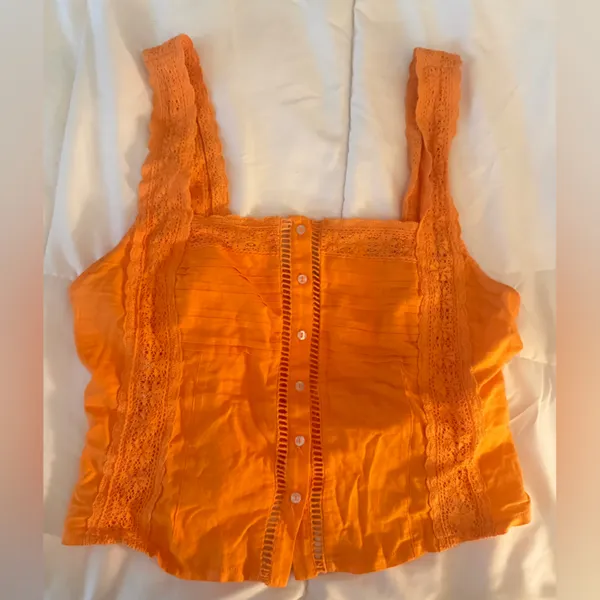 Free People Maggie Lace Tank Xl - Image 5