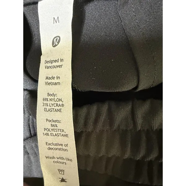 Lululemon‎ Straight-Leg Mid-Rise Pant Luxtreme Black Women's Size Medium - Image 10