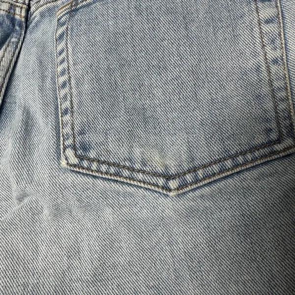 Lauren Jeans Co‎ Ralph Lauren Light Wash Denim Shorts Size 8 Cuffed vintage - Image 4