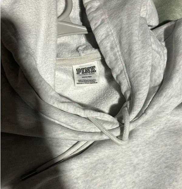 Grey PINK Victoria's Secret Pink Sweatshirt - Image 3
