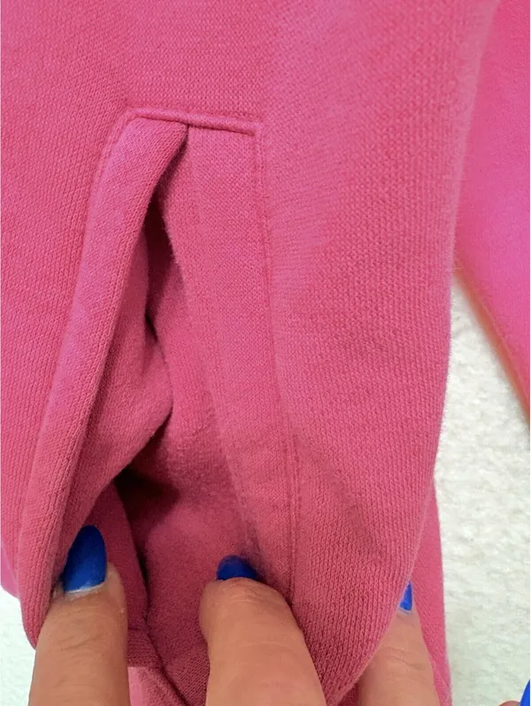 Artisan L Pink Newport Rhode Island Full Zip Fleece Sweatshirt Jacket Graphic - Image 9
