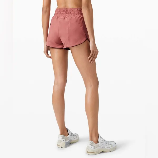Lululemon Choose a Side Reversible Shorts Size 4 3” Cherry Tint Cassis Running - Image 2