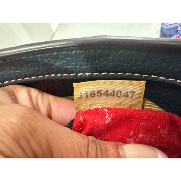 Dooney & Bourke Small Lexington Shopper Tote Teal Blue Pebbled Leather Bag - Image 5