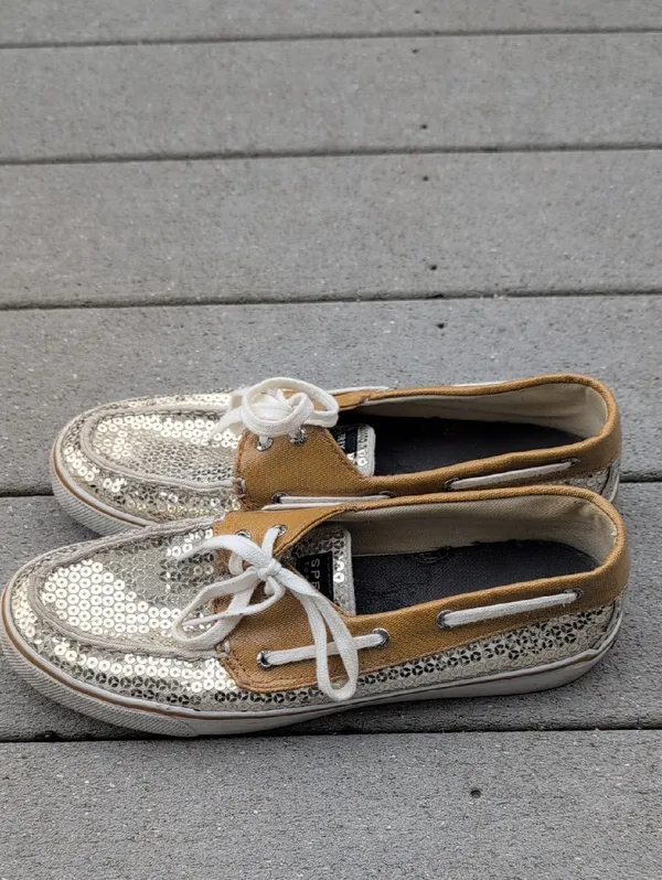 Sperry Top-Sider Angelfish Boat Shoes | Sequin Sperry Top Siders - Image 4