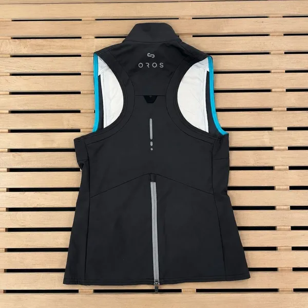Oros Quantum Solarcore Vest Dark Gray SOLARCORE Insulation EUC Size XS Black - Image 2