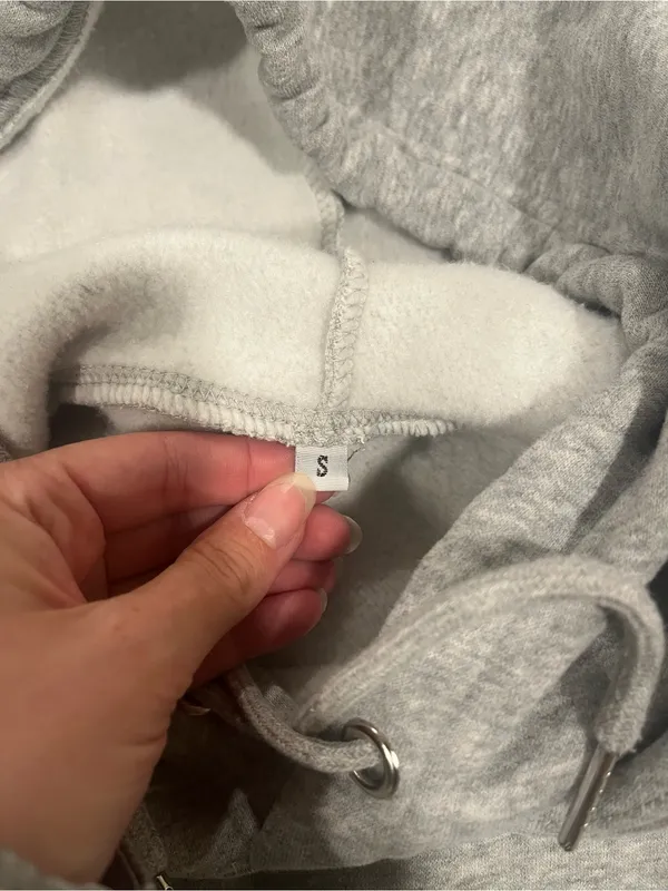 Cozy Heather Gray Oversized Pullover Hoodie - Image 4