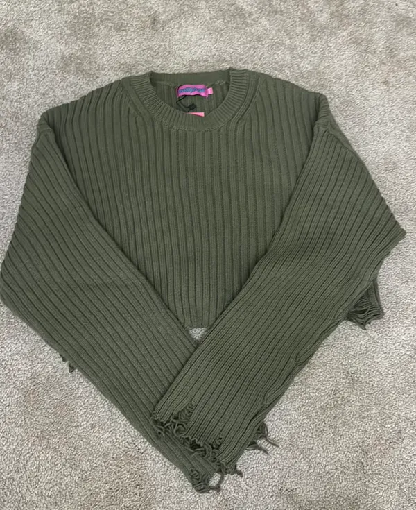 Edikted Green Sweater - Image 2