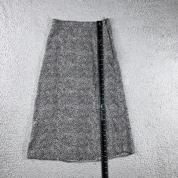 Motel Rocks Abstract Midi Skirt Women XS Pebble Print A-Line Monochrome Office Siren Classic - Image 6