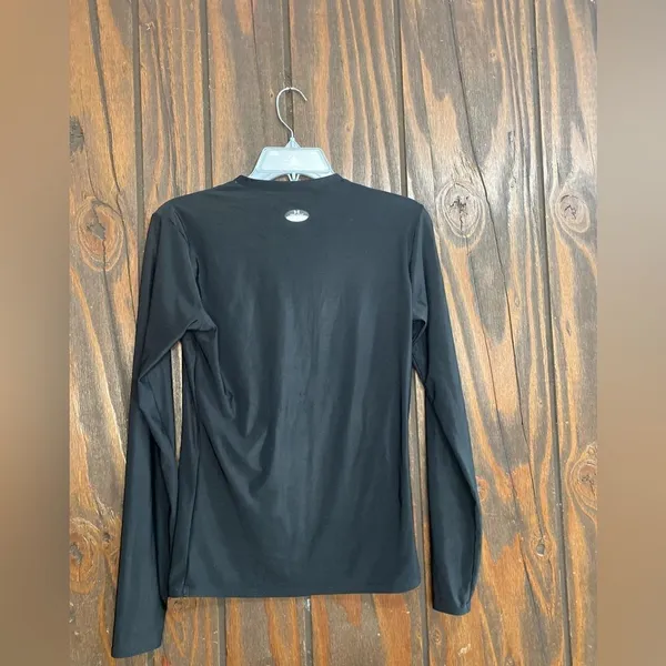 Under Armour Black Long Sleeve Top Women's Large - Image 7