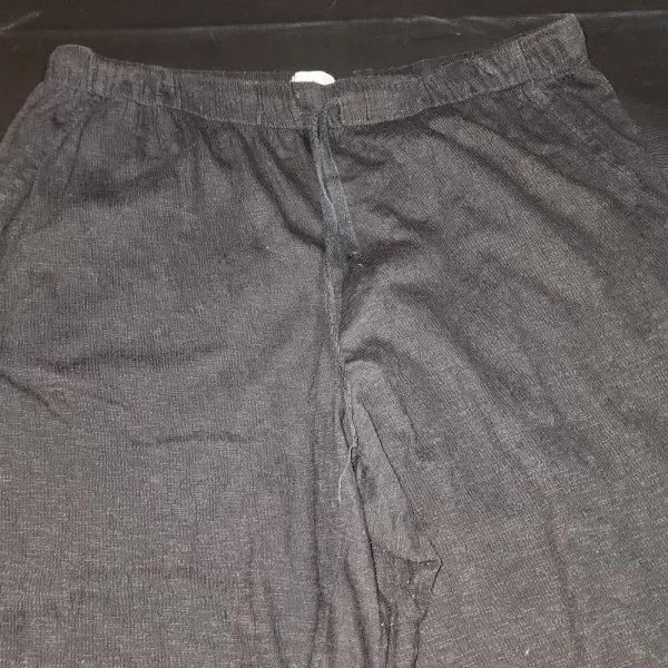 Urban Outfitters Womens Black Wide Leg‎ Crop Pants XL - Image 3