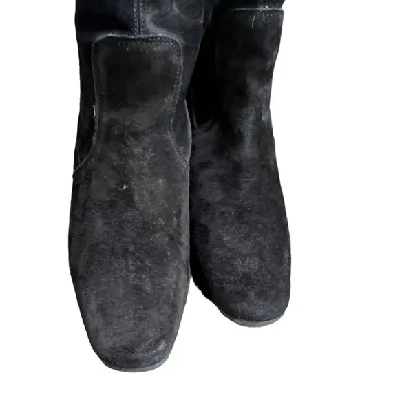 Manas Design Italy Black Suede Heeled Boots 7 - Image 7
