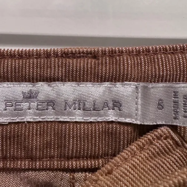 Peter Millar Brown Corduroy‎ Pants Cropped Size 8 - Image 3