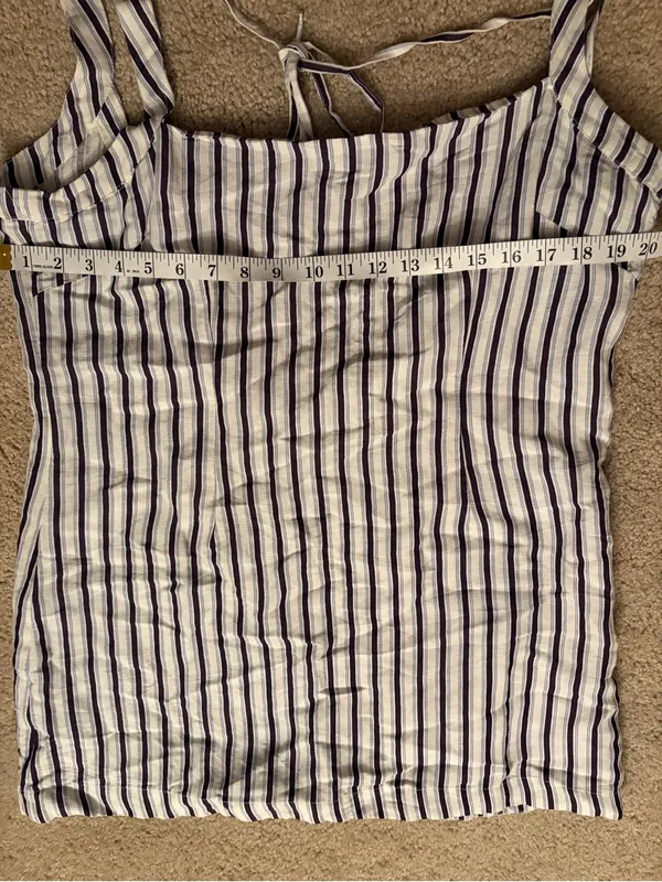 By Anthropologie Square summer Neck Gauze Mini Dress size large petite LP NWT - Image 12