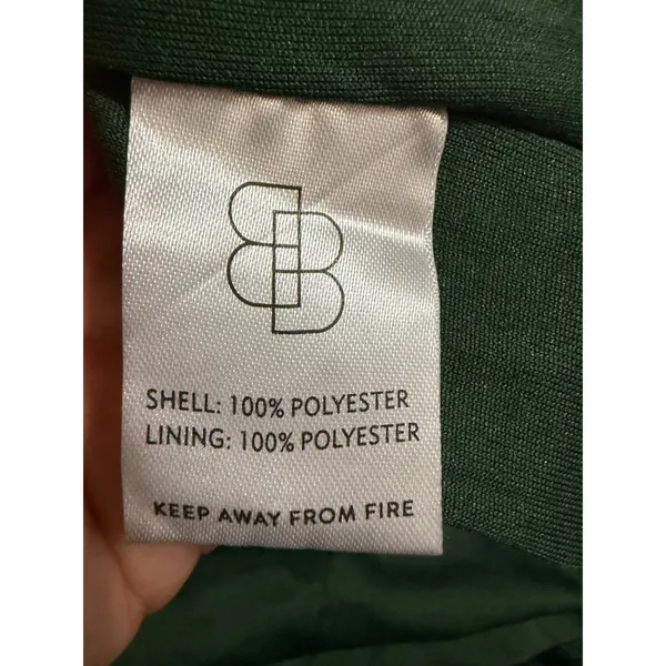 Baltic‎ Born Stockholm Smocked Maxi Dress Dark Green sz XL - Image 8