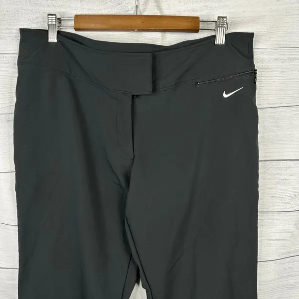 Nike Womens size Large 12 14 Black Athletic Running Pants 200427 H6USH - Image 3
