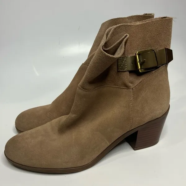 Franco‎ Sarto monument suede leather ankle boots size 7.5 - Image 2
