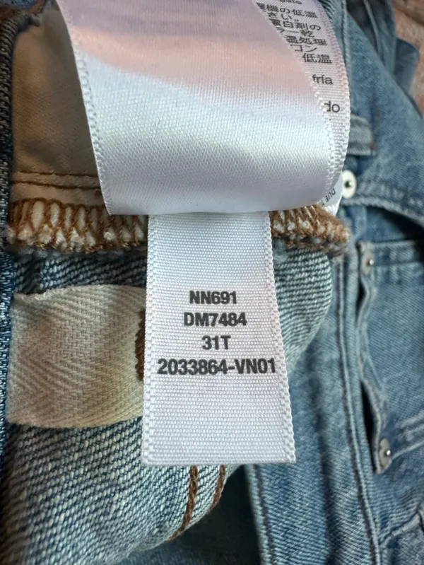 Madewell Tall '90s Straight Jean Rondell Wash Crease Edition stretch NN691 31T - Image 5