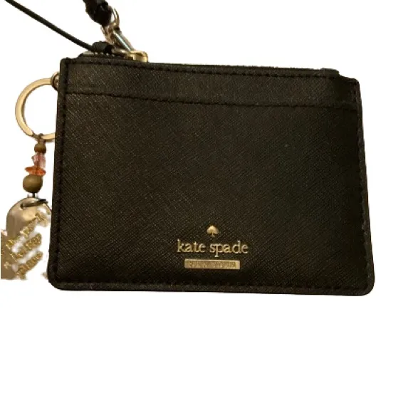 Kate Spade Wallet, Black, Card Holder EUC - Image 4