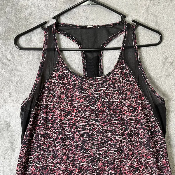 Lululemon Sunshine Salutation Tank Mini Ripple‎ Boom Juice Size 10 Athleisure - Image 2