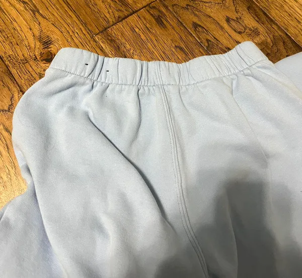 Hollister Baby Blue Fleece Dad Sweatpants - Image 3
