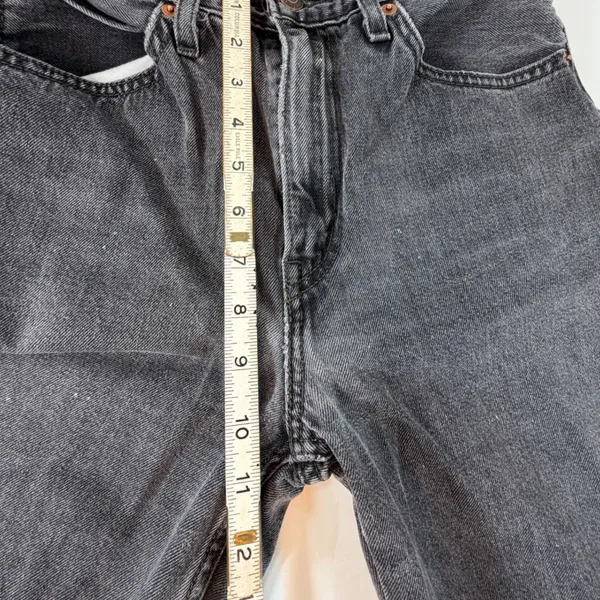 Levis Dad Jean Faded Black Straight Leg Relaxed Denim W27 L30 79770-0010 - Image 6