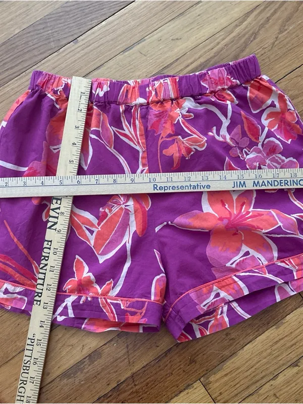 SAATVIK Floral Fuschia Pajama Set Size Medium - Image 6