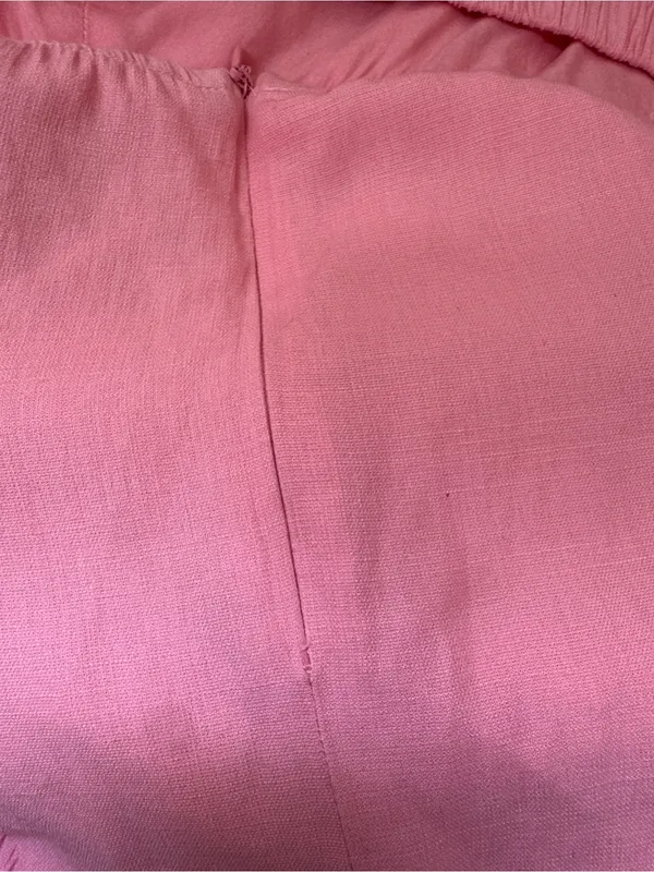 Hello Molly Summer In Love Pink Strapless Maxi Dress US 6 Medium Cottagecore - Image 6