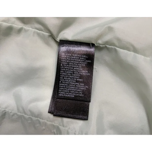 The North Face HyVent Rain Jacket Womens Small Grey White Hooded Shell Coat - Image 11