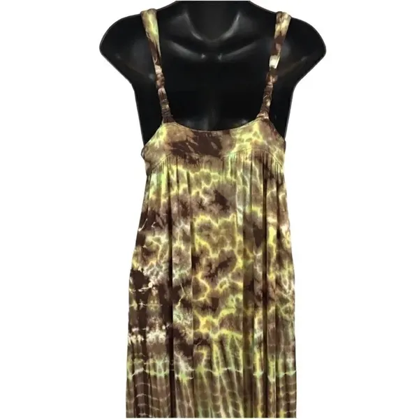 Buffalo David Bitton Tie Dye Maxi Halter Dress Size Small - Image 6