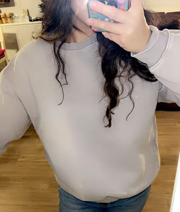 Ash Grey TNA Crewneck Aritzia Size 8 - Image 5