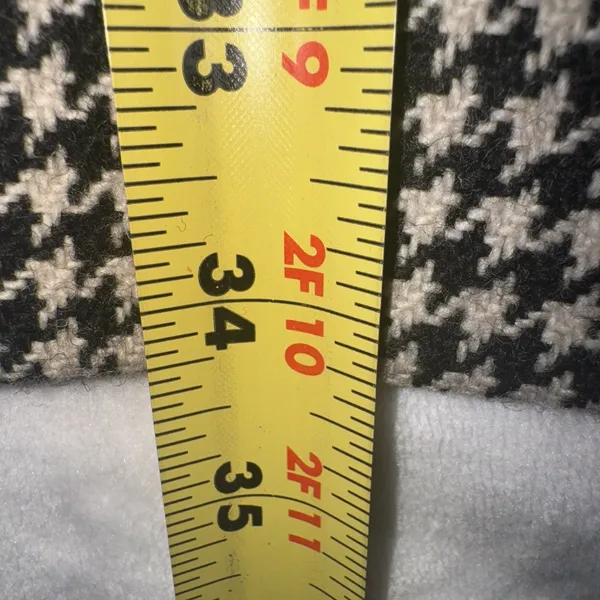 Westbound Houndstooth Pea Coat Sz 12 Wool Blend Exclusively Made For Dillard’s - Image 16