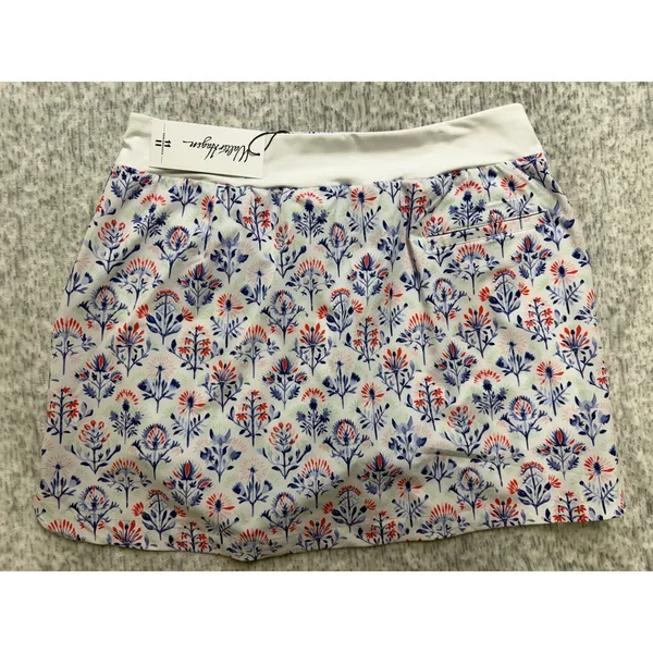 Walter Hagen Womens XL‎ P11 16" Lightweight Core Skort Tile Floral WH-P11WHT NEW - Image 3