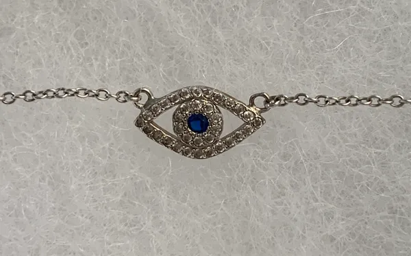 🔴 Sterling Silver 925 Eye Necklace - Image 2